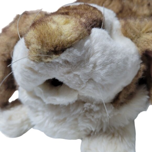 Folkmanis Holland Lop Ear Rabbit Puppet 18 inch Realistic Plush Stuffed Animal - Picture 2 of 8